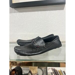 Gucci Horsebit Driving Loafers In Black EU Size 45 US Size 12